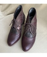 Brand New Naot Baccio Boots Size 36 Burgundy Leather - $2,709.19 MXN