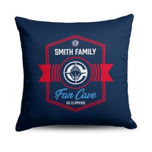NBA Los Angeles Clippers Dominion Personalized Throw Pillow 18×18 Inches - $57.48 CAD