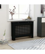 vidaXL MDF Radiator Cover 44x7.5x32 - Black, Durable, Easy Install - $145.49
