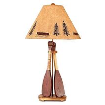Wilderness Canoe Paddle Table Lamp - $294.70