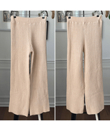 Annah Hariri Pollina Knit Pull On Flare Pants Beige XL 16 18 - €28,00 EUR