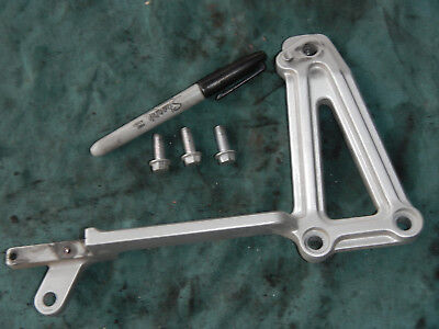 LEFT PASSENGER FOOT PEG MOUNT BRACKET GUARD 2007 KAWASAKI NINJA 250 EX25... - $21.03