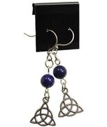 Lapis Triquetra Earrings! - $7.87