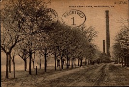 River Front Park, Harrisburg Pa -1906 Udb Antique Postcard BK64 - £4.63 GBP