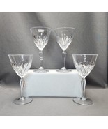 Vintage Josair Edith Crystal Large Claret Wine Glass Goblet Set 4 Glasse... - £46.93 GBP