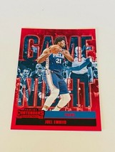 Joel Embiid Game Night RED sp insert 2020-21 Panini Contenders ticket 76ers Ruby - £11.66 GBP
