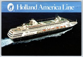 Postcard Cruise Ship Postcard: ms Veendam Holland America Line 4x6 - £3.52 GBP