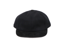 NOS Vtg 90s Streetwear Youth Blank Suede Wool Short Brim Strapback Hat C... - £26.37 GBP