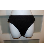 Shein Black Knit Lined High Waisted Bikini Bottoms Size L Women&#39;s NWOT - $22.46 CAD