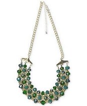 Style &amp; Co Gold-Tone Beaded Triple-Row Statement Necklace, 20 + 3 Extender - £15.73 GBP
