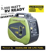 Sportsman Generator Inverter 2200 1800 Watt Dual Fuel Powered Recoil Start Auto - $498.99