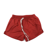 NOS Vintage 90s Youth Medium Blank Lined Nylon Running Jogging Soccer Sh... - $24.70