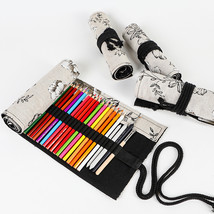 Japanese Printed Canvas High-capacity Rolling Pencil Case - $10.78+