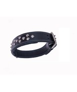 Shwaan Leather Studded Dog Collar with Spikes for Large, Medium &amp; small ... - $50.19 CAD
