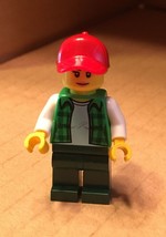 Lego Female Truck Driver in Green Vest Minifigure - New(Other) - $7.95