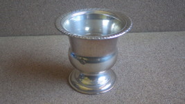 VINTAGE STERLING SILVER FOOTED TOOTHPICK HOLDER NOT WEIGHTED - $40.00