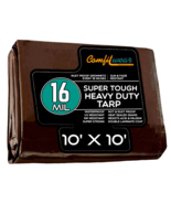 COMFITWEAR 16 MIL Heavy Duty Tarp Super Heavy Duty Tarp Cover Multi-Purpose - $26.22 CAD+