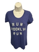 2015 New York Road Runners Airbnb Brooklyn Half Run Womens Medium Blue T... - $371.66 MXN