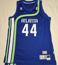 100% Authentic Pistol Pete Vintage Adidas Hawks Jersey Size L +2 Length - $821.00 MXN