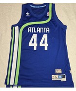 100% Authentic Pistol Pete Vintage Adidas Hawks Jersey Size L +2 Length - $813.32 MXN