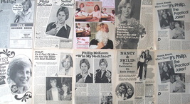 PHILIP McKEON ~ Ten (10) Color and B&amp;W ARTICLES from 1979-1981 ~ Clippings - £6.54 GBP