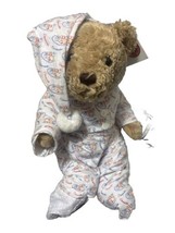 Limited Edition Herrington Cheesecake Factory Beige Teddy Bear In Pajamas plush - $24.75