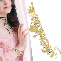 Women&#39;s Mythology Fairytale Bracelets Beads Charms Mermaid Seahorse Link Chain C - £11.92 GBP