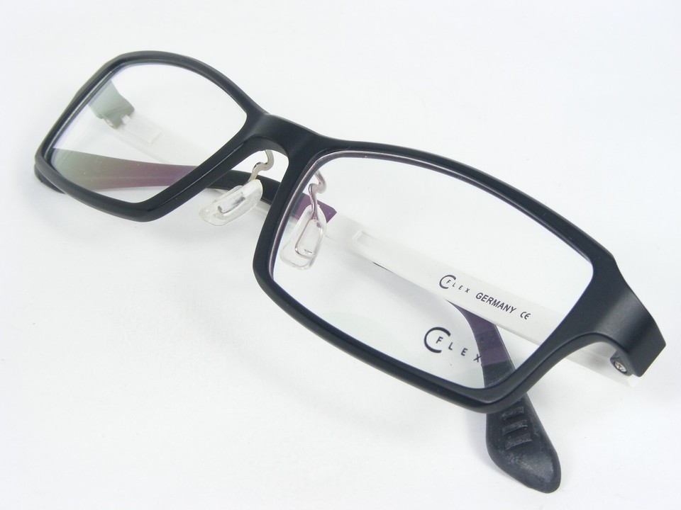 Flex Mod 0025 003 Matte Black/White Eyeglasses Frames 55-18-140mm Germany-
sh... Item image 4