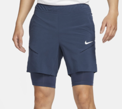 Nike Court Slim Dri-Fit Tennis Shorts Men&#39;s Sports Shorts Asia-Fit FD5285-437 - £62.69 GBP