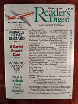 READERS DIGEST February 1990 Dave Barry Fred Barnes Robert James Bidinotto - £8.49 GBP