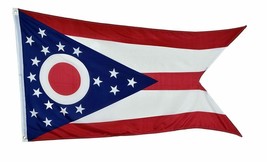 3x5 Ohio Flag State Of Ohio Flag Banner Fast Usa Shipping 100D Fabric - £14.37 GBP