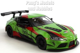 5 inch Toyota GR Supra Racing Concept - Racing - 1/36 Scale Diecast Model Green - $16.82