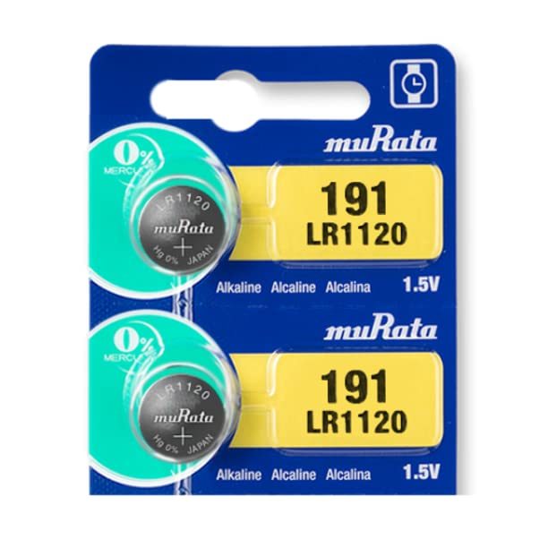 Murata LR1120 Battery 1.55V Alkaline Button Cell - Replaces Sony LR1120 (2 Batte - $5.67 - $13.57