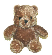 Six Flags Vintage Tan Teddy Bear Plush Stuffed Animal Toy Lovey 9 inch Toy Prize - $18.69