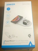 Anker Wireless Charger, 2 in 1 PowerWave+ Pad with Apple Watch Holder FR... - £30.49 GBP