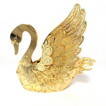 2013 Graceful Swan Danbury Mint Christmas Ornament 23k Gold Plated - £79.89 GBP