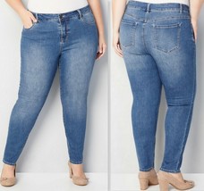 Avenue 1432 Denim Skinny Women&#39;s Plus Size Medium Wash Jean, Size 26 - $28.95