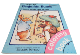 Vintage Benjamin Bunny A Beatrix Potter story to color Ladybird Books 1990 - £9.74 GBP