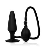 Colt XXL Pumper Plug Silicone Anal Expander Black Butt Plugs - $56.46 CAD