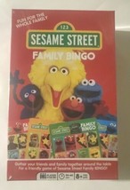 New Sesame Street Family Bingo Big Bird Elmo Cookie Monster Kids Ages 8+ - £13.20 GBP