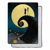 Nightmare Before Christmas Starry Night 60 X 80 Silk Touch Throw Multi-Color - £47.19 GBP