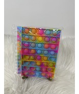 Fidget Notebook Pop It Fidget Toy Push Pop Spiral Silicone Bubbles 6”X5”... - €13,01 EUR