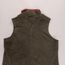 Moda International Women's Girls Brown Full Zip Fleece Vest Pockets Size Small image 13