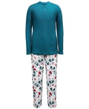 allbrand365 designer Matching Mens Mitten Print Pajama Set, Small, Mittens - $27.20