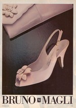 1985 Bruno Magli Pink Shoes Sexy Pumps Heels Purse Vintage Fashion Print... - $6.01