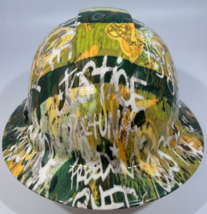 New Full Brim Hard Hat Custom Hydro Dipped Green Bay Packers Inspire Change - £51.94 GBP