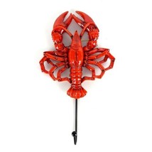Lobster Wall Hook Red Lobster Wall Hanger Home Wall Decoration 8.5&quot; New 1pc - £12.65 GBP