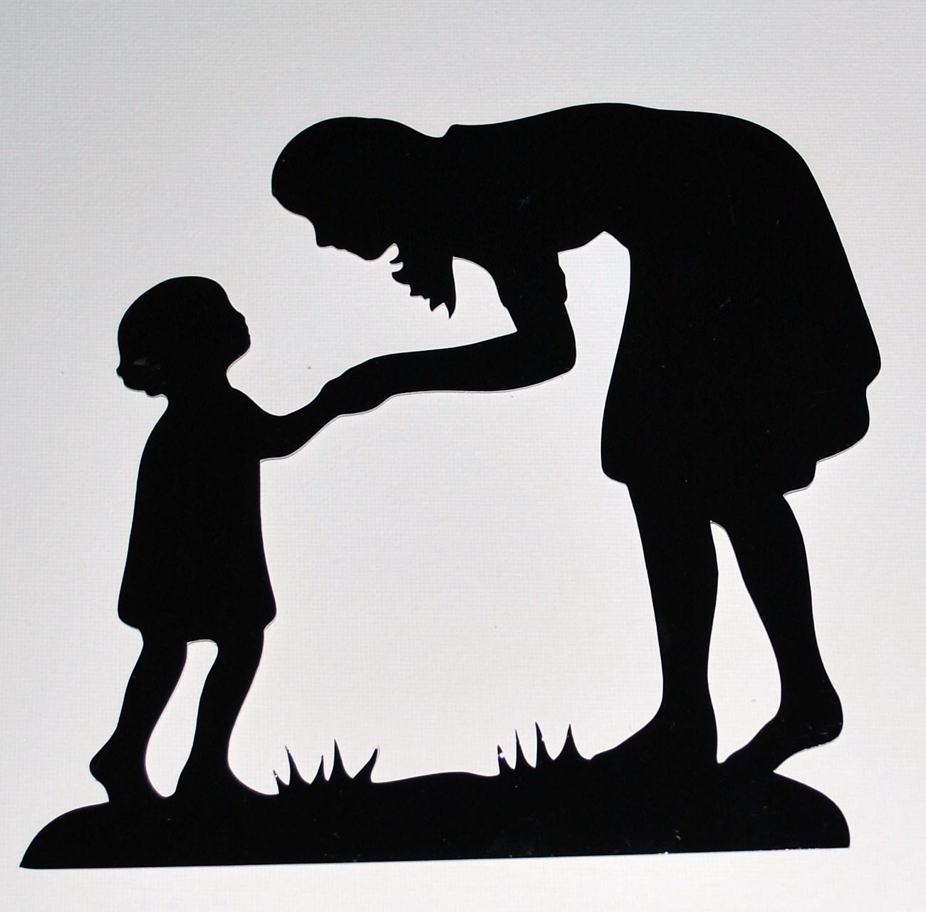 Window Sticker Mom and Child Silhouette Decal Home Decor Roo