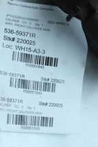 Passenger Right Driver Left Caliper Front Base Fits 02-09 IMPREZA 51843 image 2