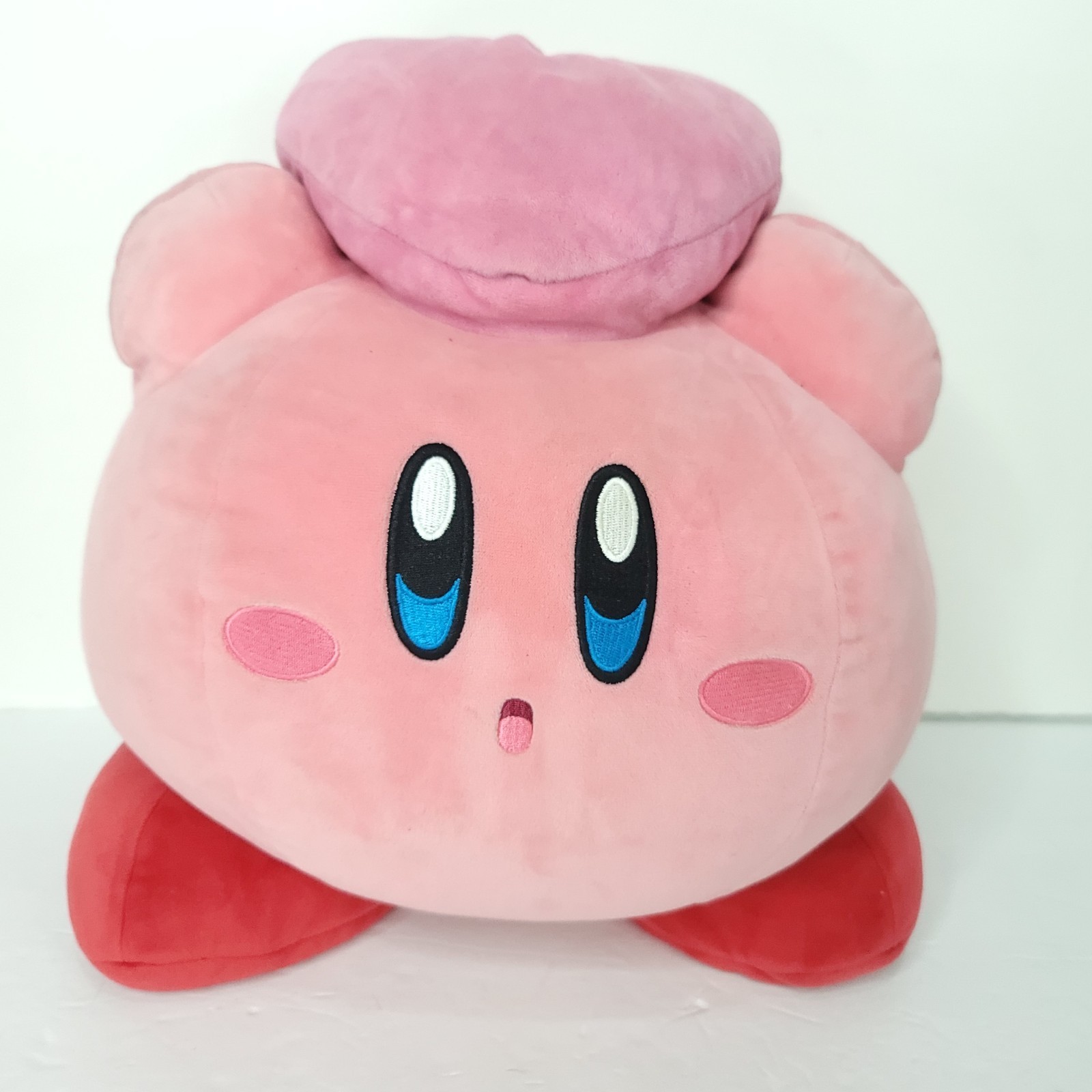 Tomy Club Mochi Mochi Mega Heart 15” Kirby Plush Stuffed Large Pink Chub... - $39.59